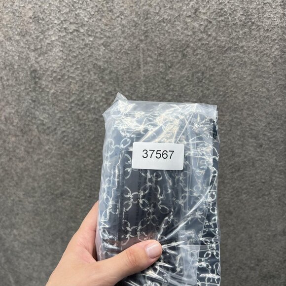 The Kooples Pants Womens 1 Black White Chain Print Pull On Elastic Trousers - Picture 10 of 11